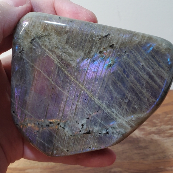 Labradorite Crystal Freeform 1.34 pounds Two-Sided Flash - Picture 17 of 17